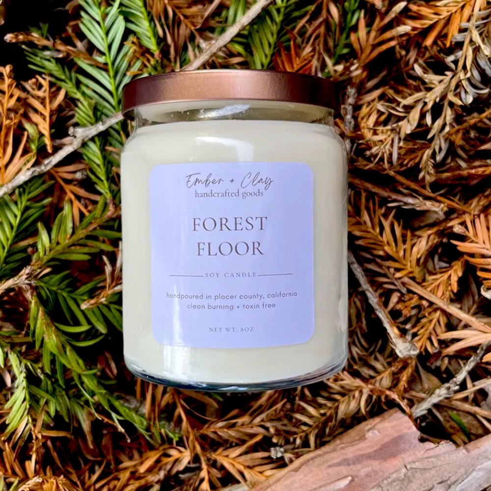 Forest Floor soy candle 8oz